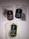 Jesus Strong Dog Tag Necklace - Jesus Is the Life