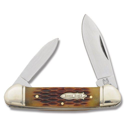 CANOE AMBER JIGGED BONE -RR048